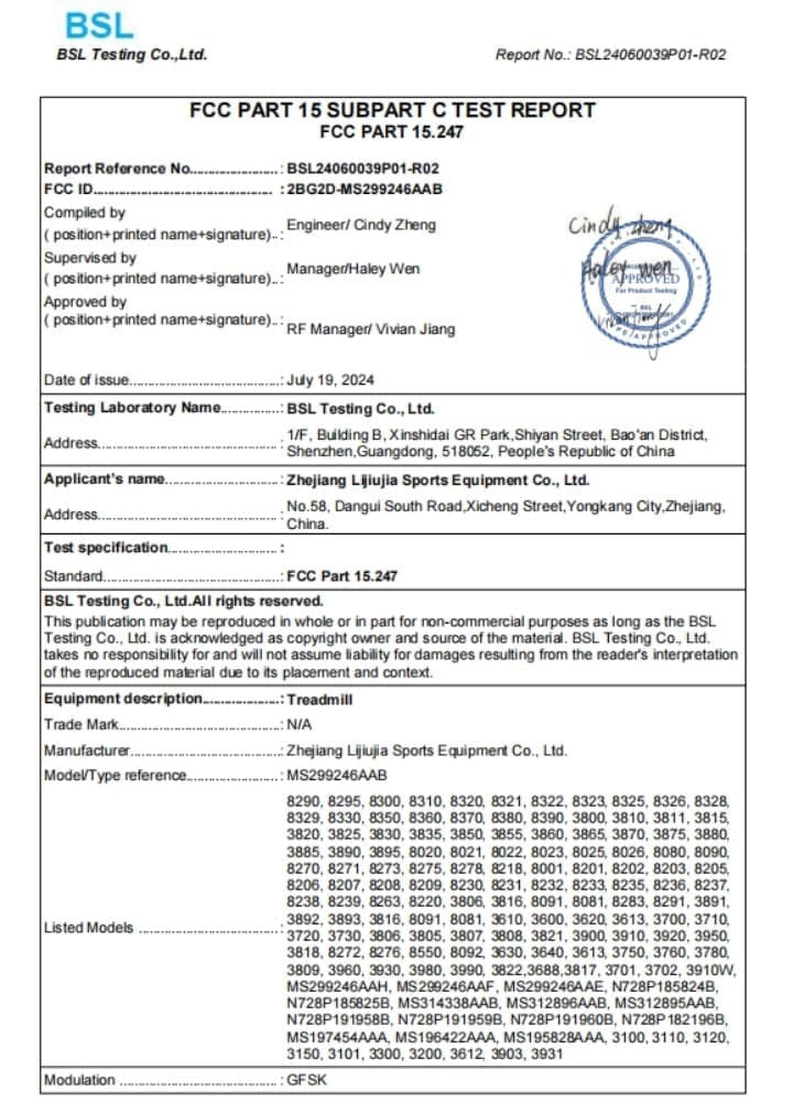 FCC Certification