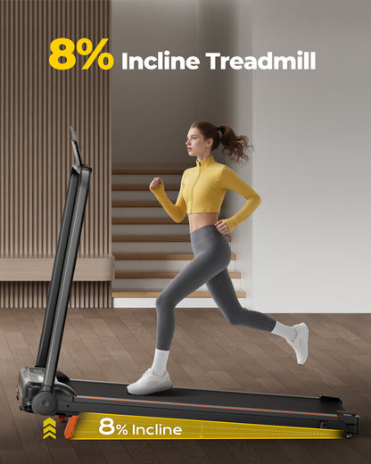 Abonow Walking Pad Treadmill with Handle Bar for Home Office