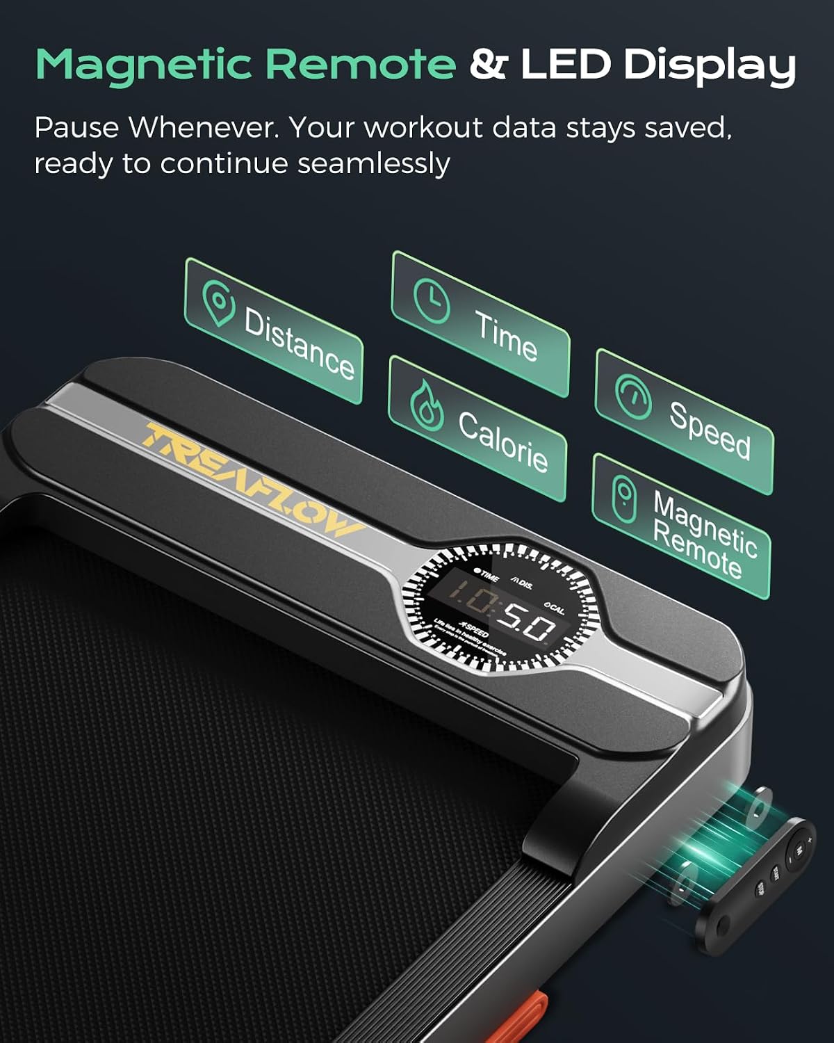 Walking Pad Treadmill, Under Desk Treadmills for Home