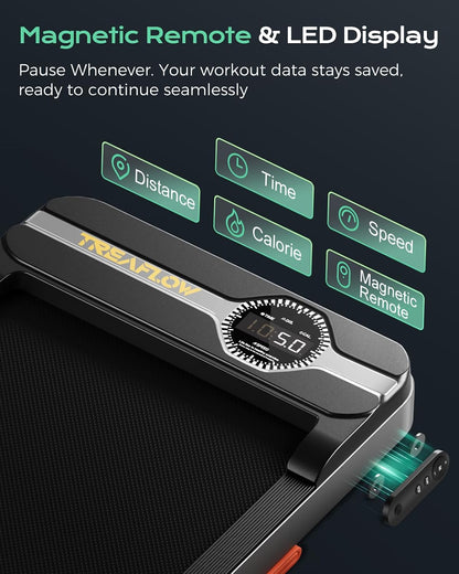 Walking Pad Treadmill, Under Desk Treadmills for Home