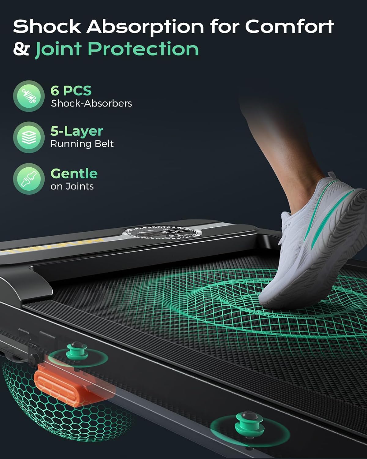 Walking Pad Treadmill, Under Desk Treadmills for Home