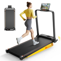 Abonow Walking Pad Treadmill with Handle Bar for Home Office