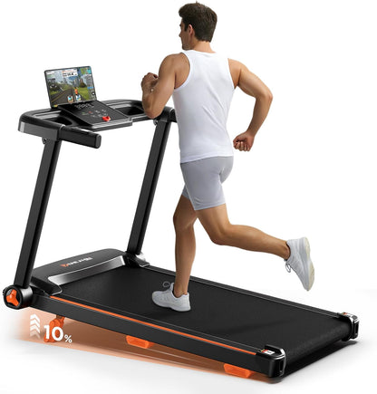 Treadmill with 10%/25% Incline 8.5/10MPH for Office Home Gym